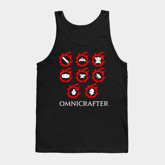 Omnicrafter - For players of FFXIV Online MMORPG Tank Top by Asiadesign